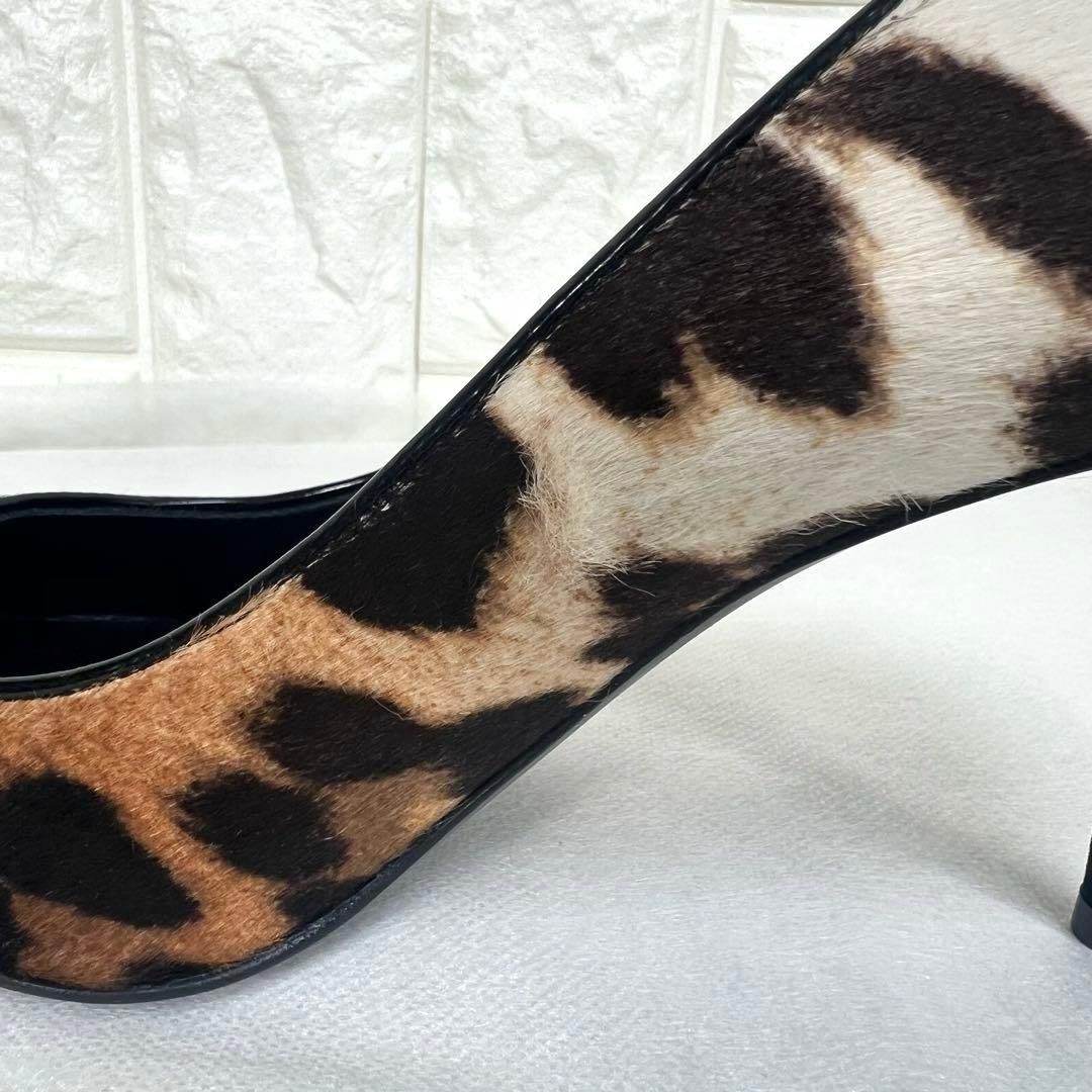 未使用/美品♡GIUSEPPE ZANOTTI レオパード　ハラコパンプス