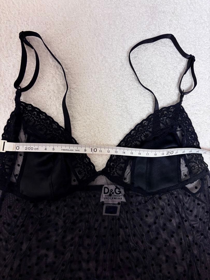 【正規品】未使用D&G ブラック ドット柄 キャミソール（週末限定）