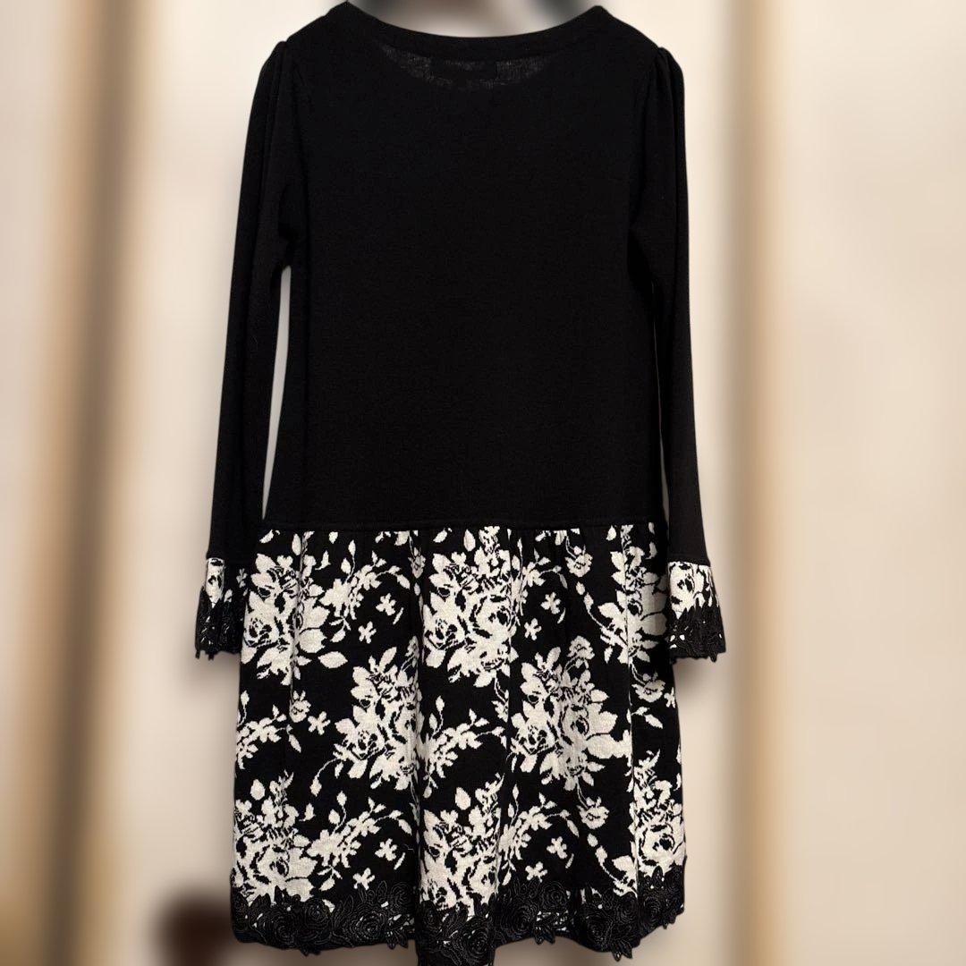 Super Beauty ❣️花柄長袖ワンピース 42新品未使用