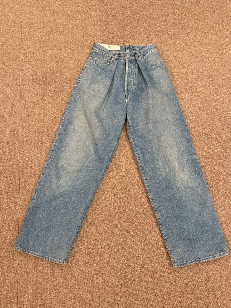 stunning lure KURO iro クロスワイドデニムパンツ