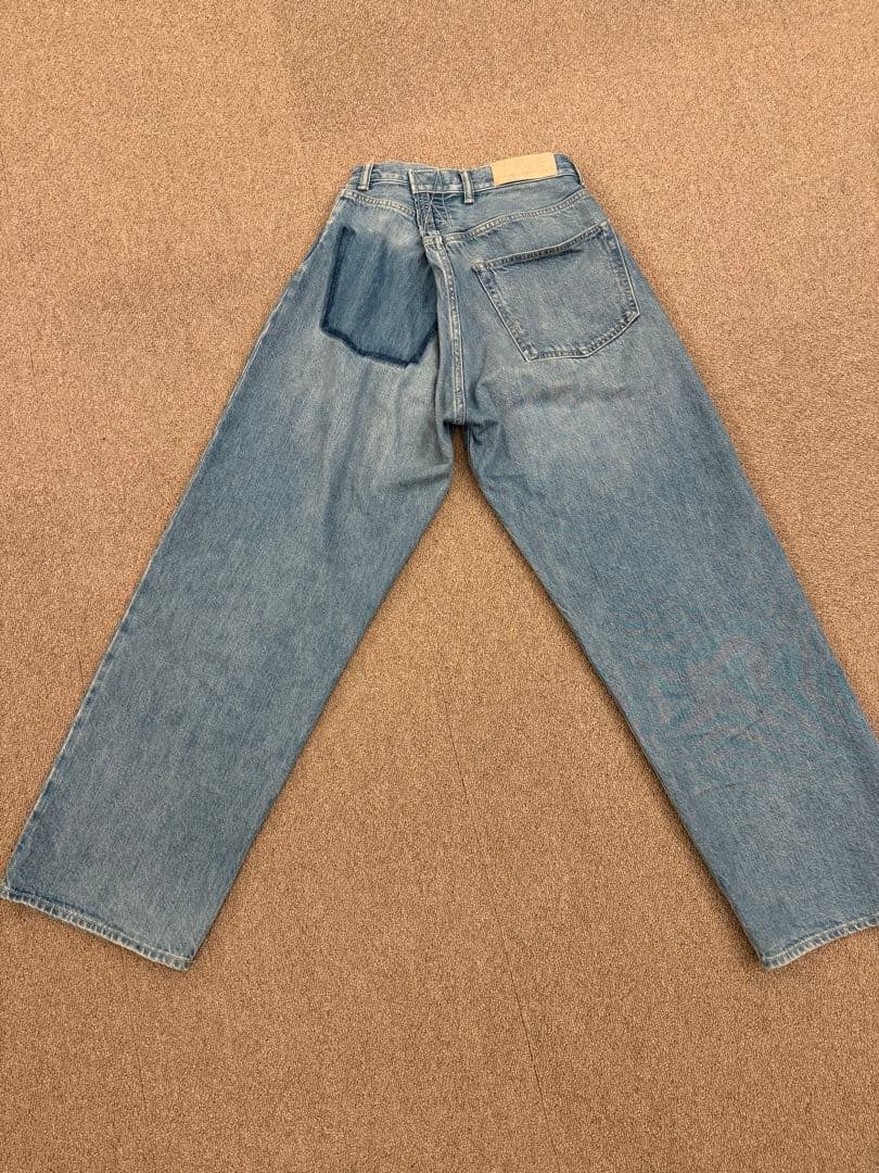 stunning lure KURO iro クロスワイドデニムパンツ