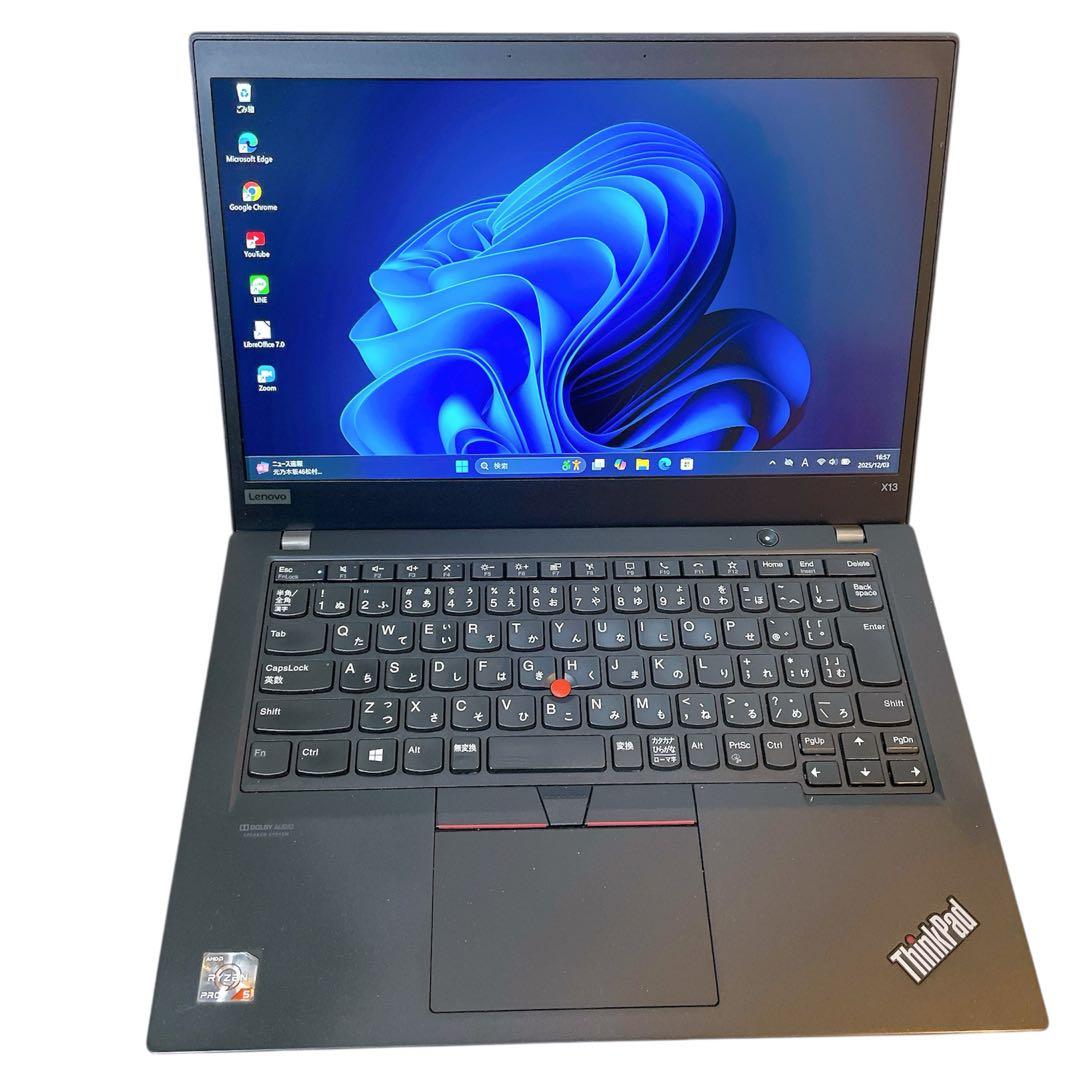 バッテリー良好Lenovo ThinkPad Gen1 Ryzen5 FHD