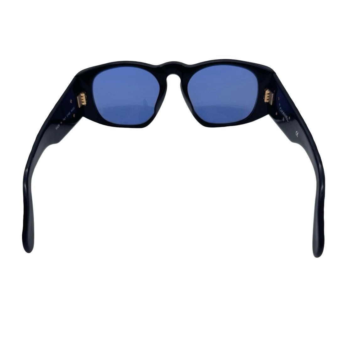 CHANEL シャネル ココマーク マトラッセ サングラス ブラック レディース