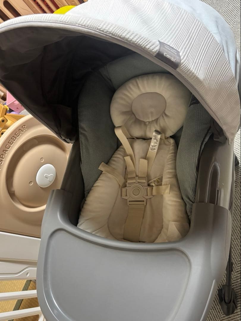 Combi コンビ ネムリラ 手動SWING BEDi Long ブルー