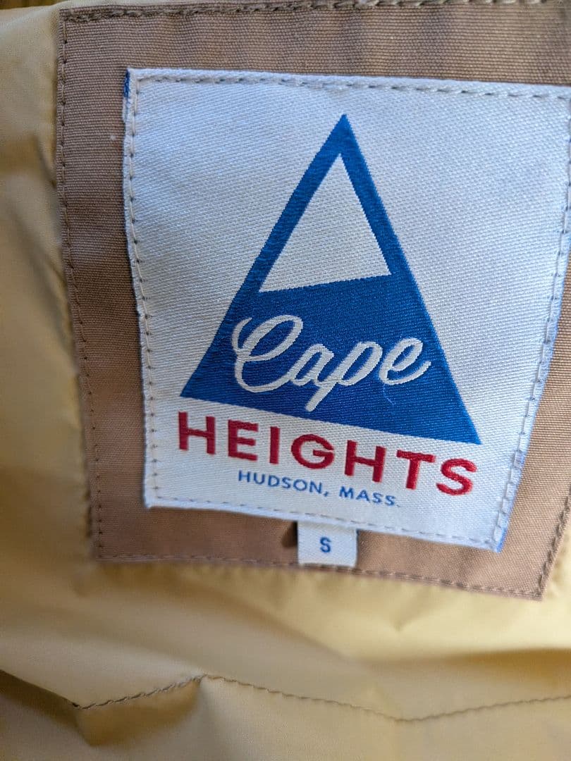 【美品】ケープハイツ ダウンダッフルコート 80/20クロス ベージュ Sサイズ