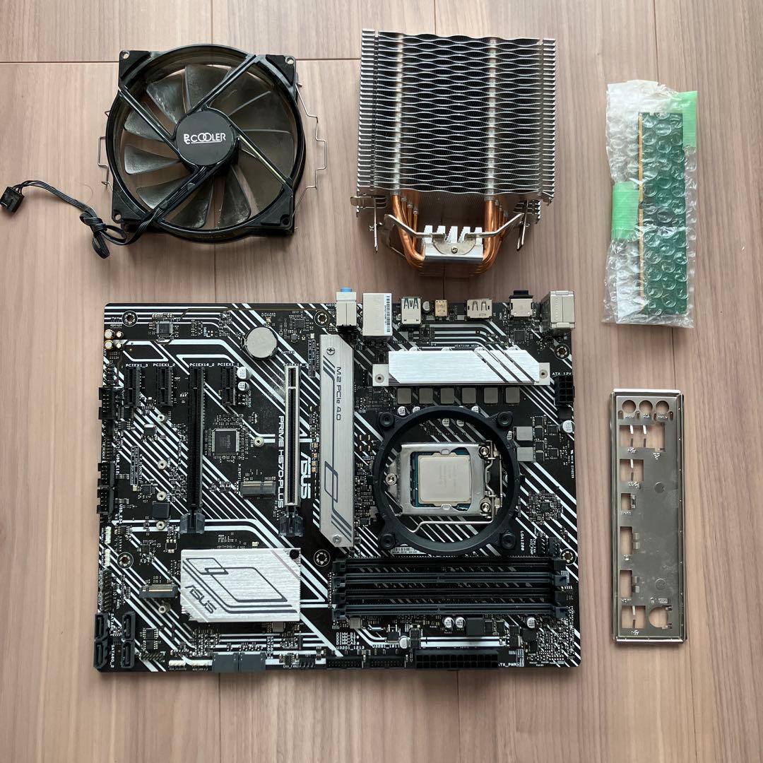 CPU、メモリ、マザーボードのセット