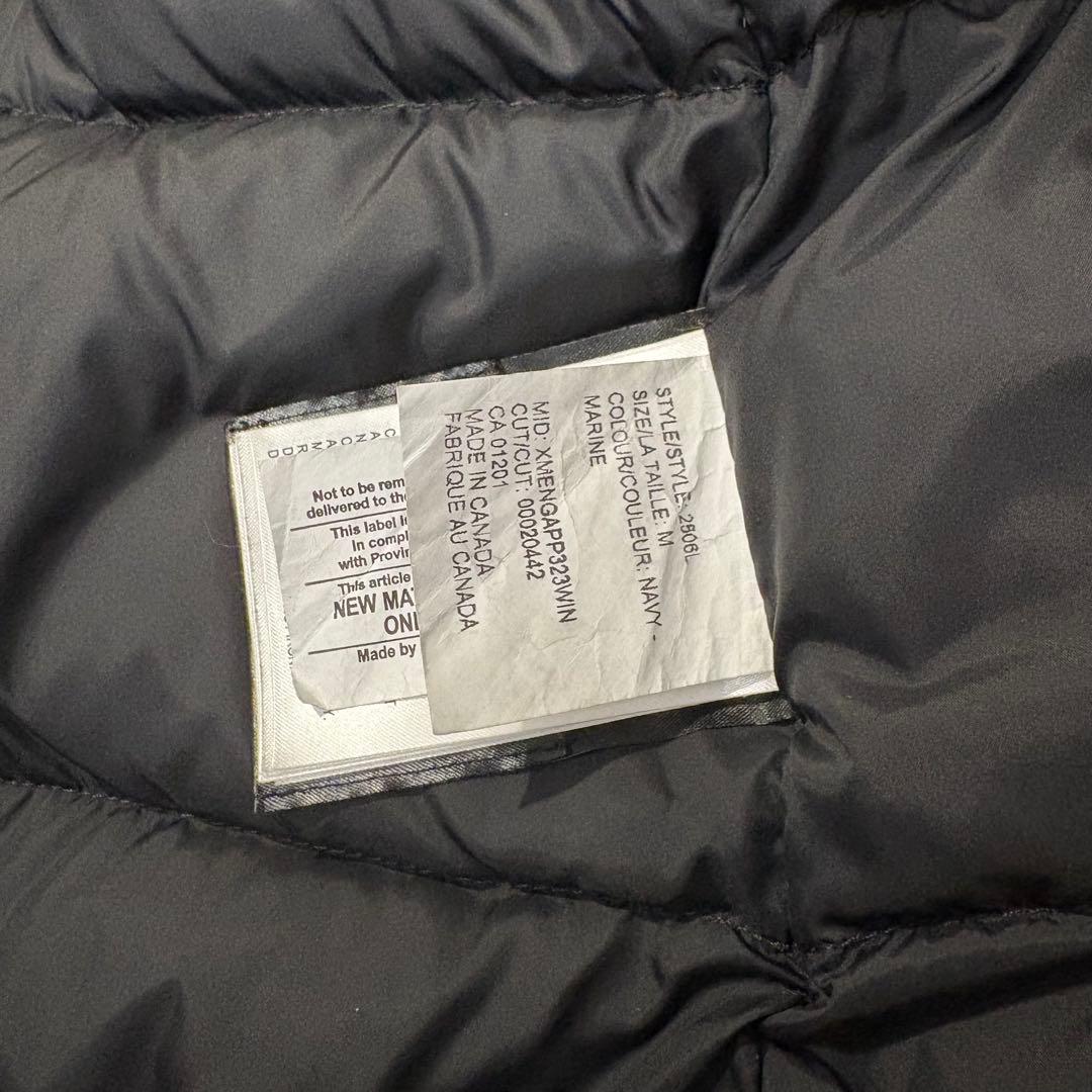 【美品】 カナダグース　ケンジントン　ダウン　M ネイビー