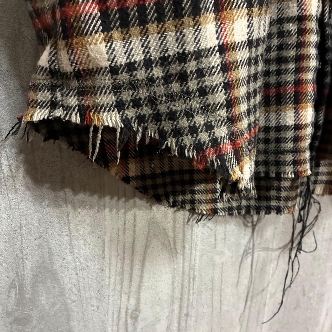 【入手困難】アンダーカバー　ロングチェックネルシャツ　2