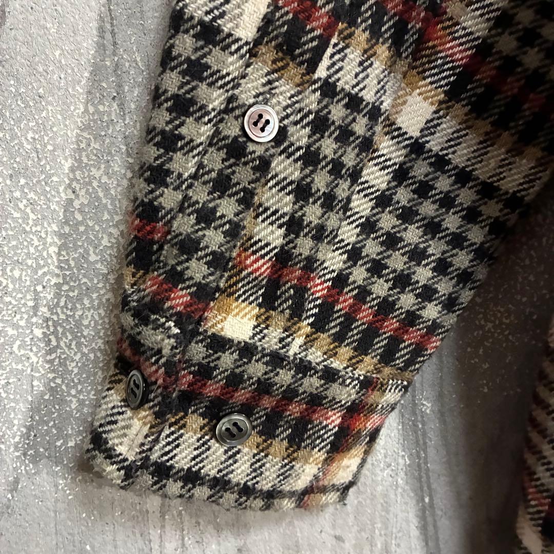 【入手困難】アンダーカバー　ロングチェックネルシャツ　2