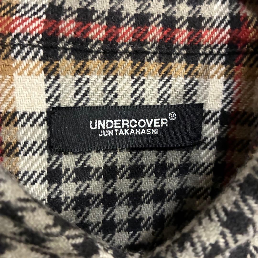 【入手困難】アンダーカバー　ロングチェックネルシャツ　2