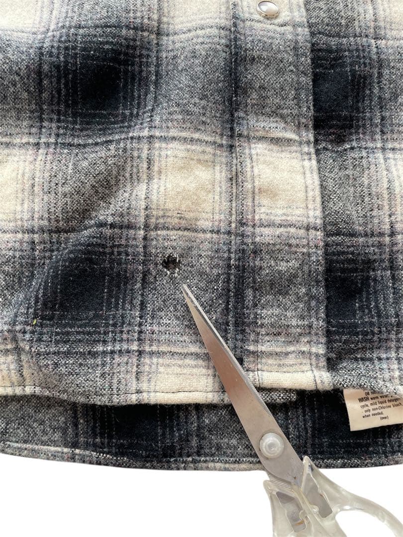 ペンドルトン　オンブレ　シャドー　60s 70s ウールシャツ　ウエスタン