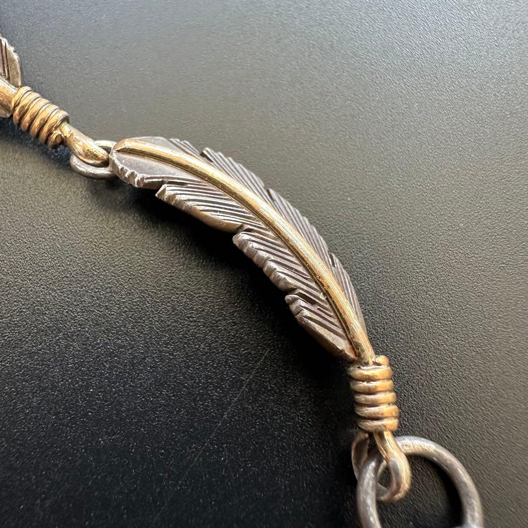 Navajo Harvey Mace 4連フェザーブレスレット
