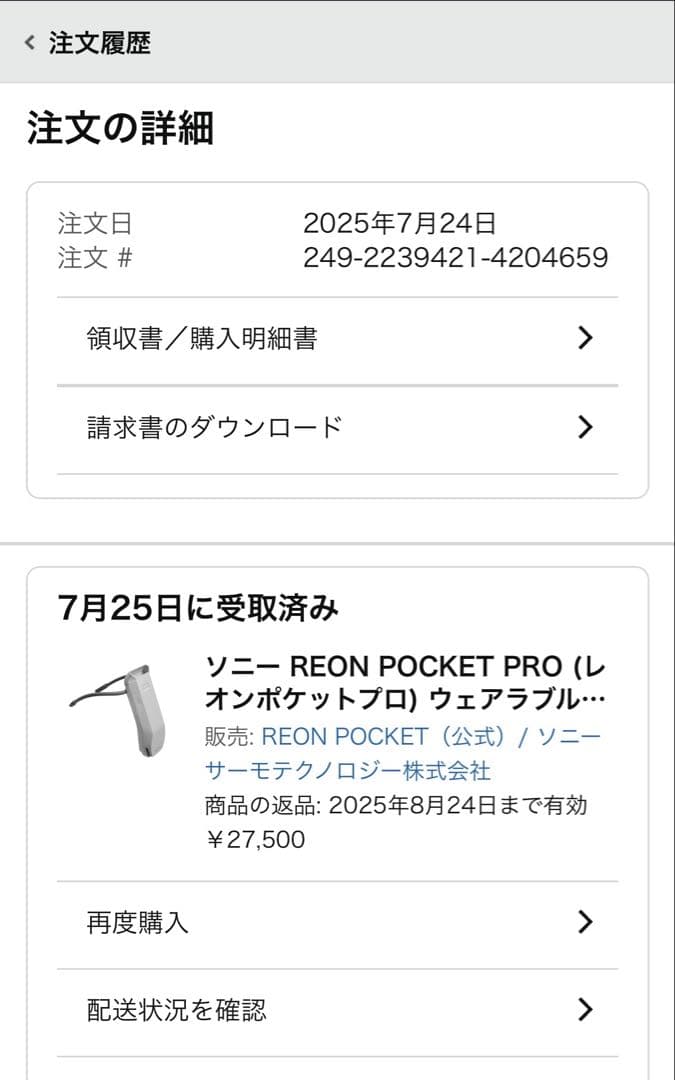 【極美品】REON POCKET PRO