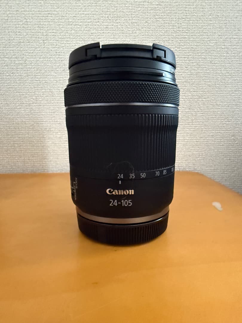 Canon 24-105mm ズームレンズ 本体、フィルター、フード付き