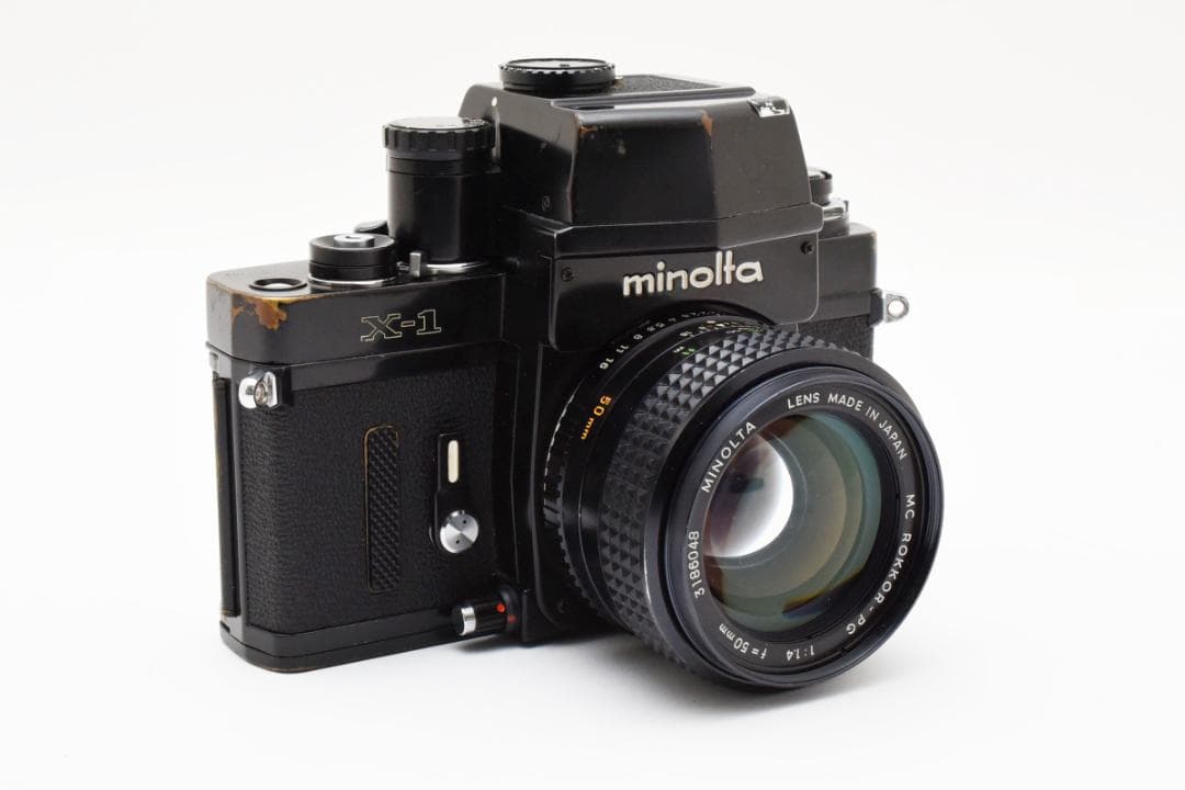 フィルムカメラ Minolta X-1 + MC ROKKOR PG 50mm F1.4