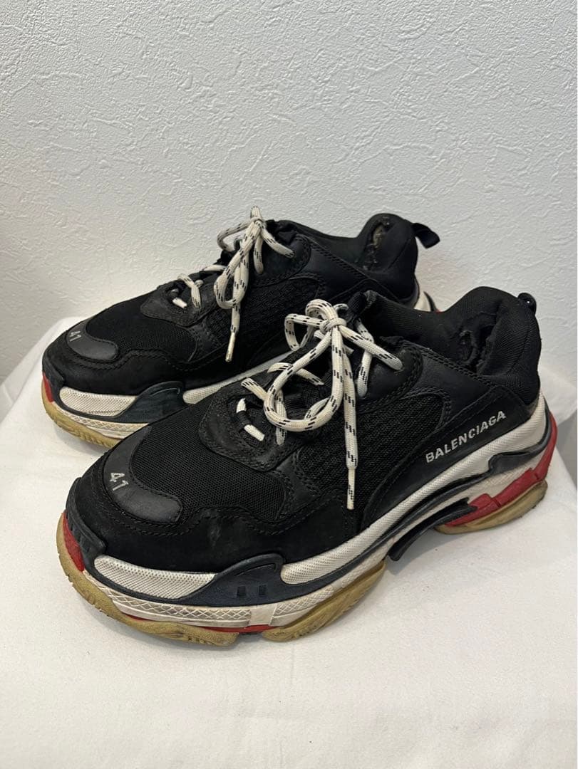 BALENCIAGA トリプルS スニーカー ブラック 41 バレンシアガ