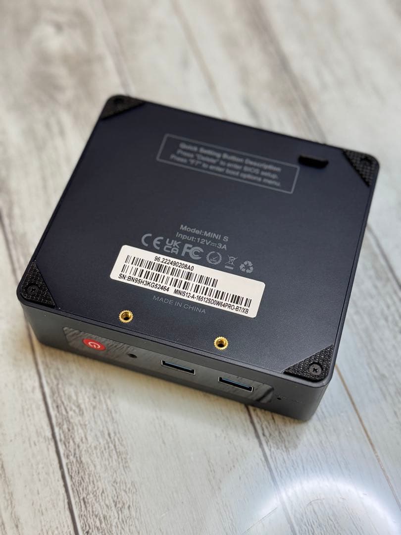 Beelink MINI S12ミニPC N95 16GB 500GB