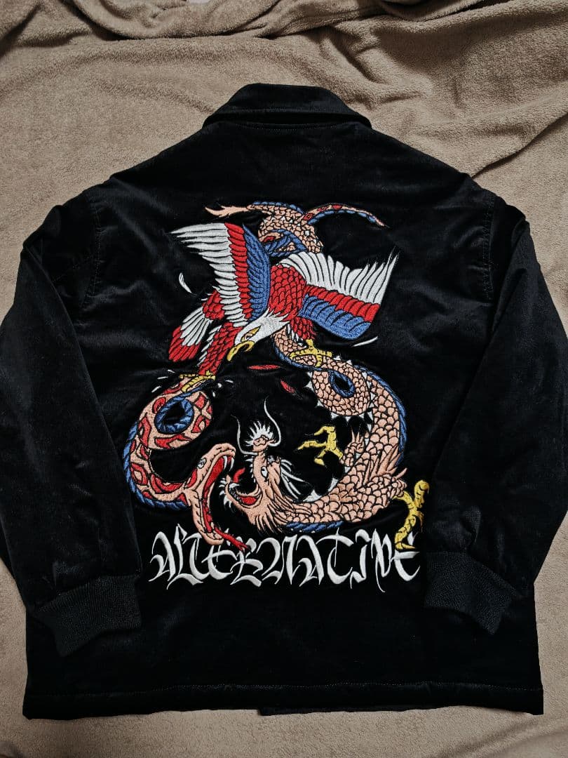 RNA コーデュロイジャケット 日本限定 龍 スカジャン Gジャン