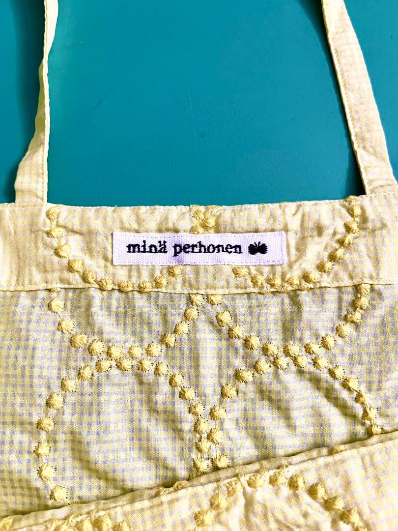 mina perhonen tambourineバッグ イエロー トートバッグ