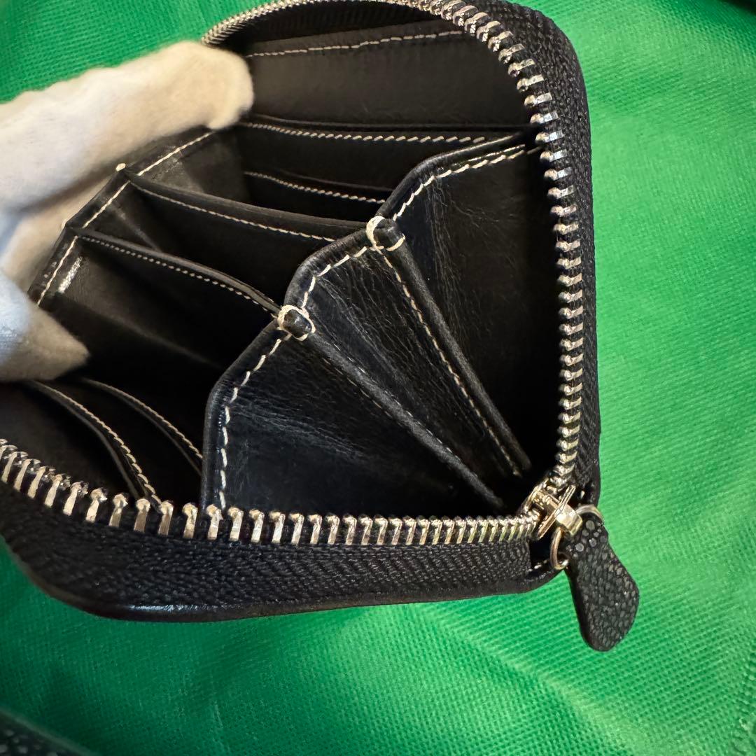 スティングレイ ミニ財布 ガルーシャ 小銭入れ 黒