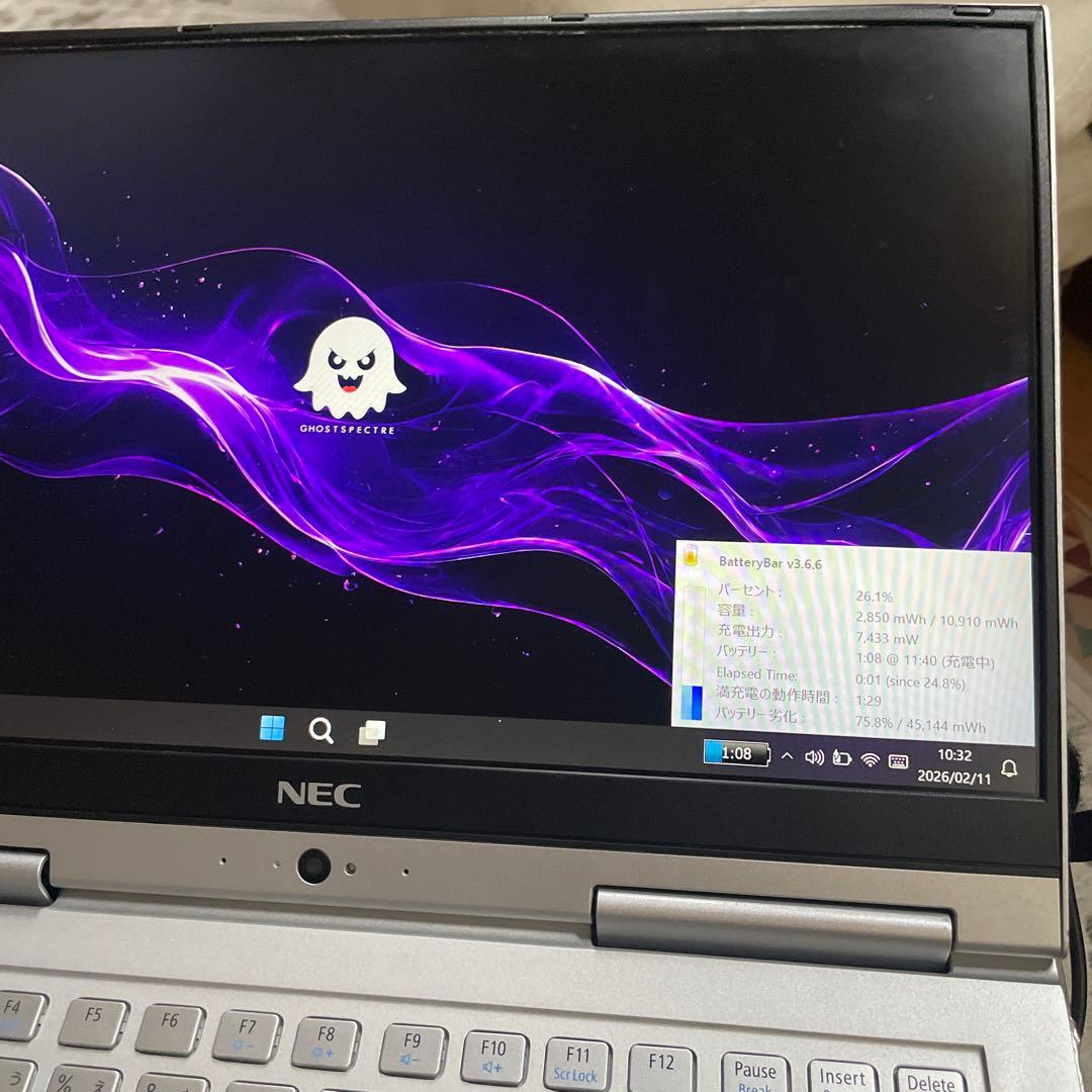 Office2021付超軽量 NEC LAVIE ZERO 2in1 Win11