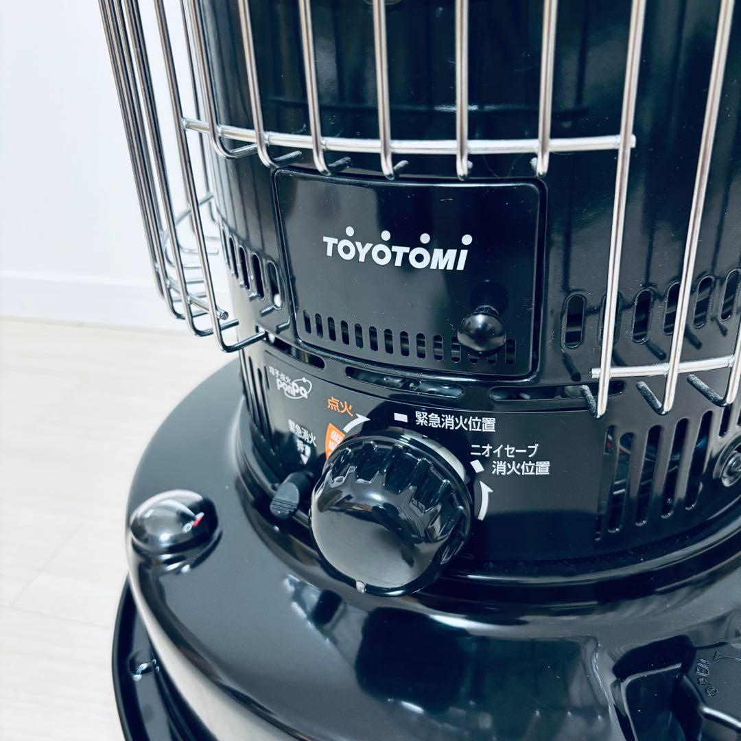 【極美品】2023年製　トヨトミ　対流形石油ストーブ　KS-67H ブラック　黒
