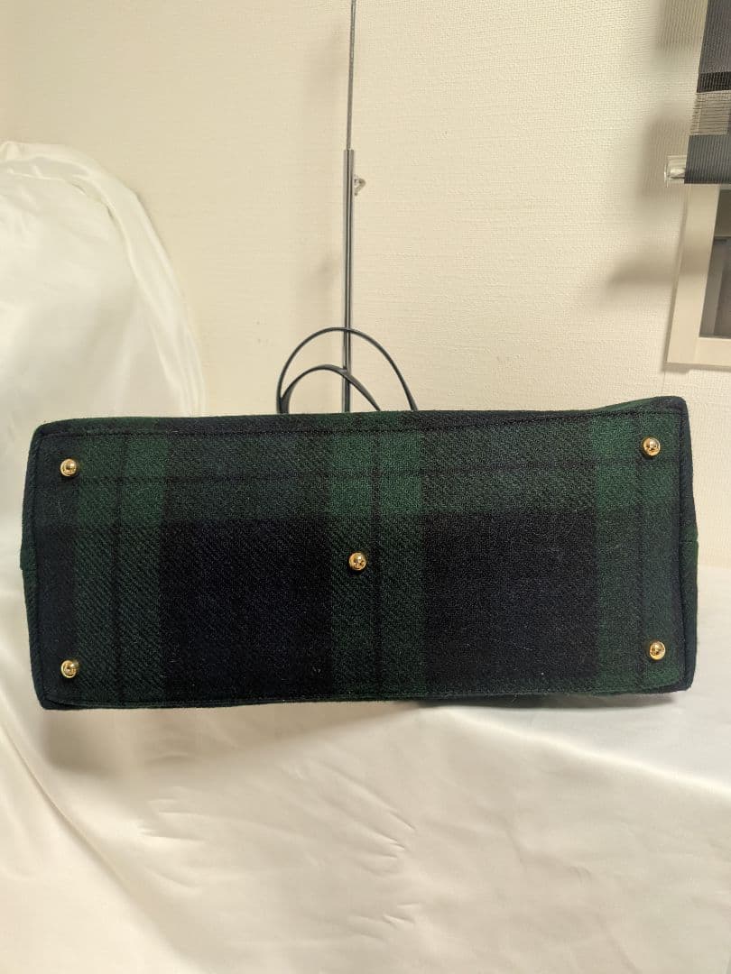 美品　Brooks Brothers ウール　タータン　トートバッグ