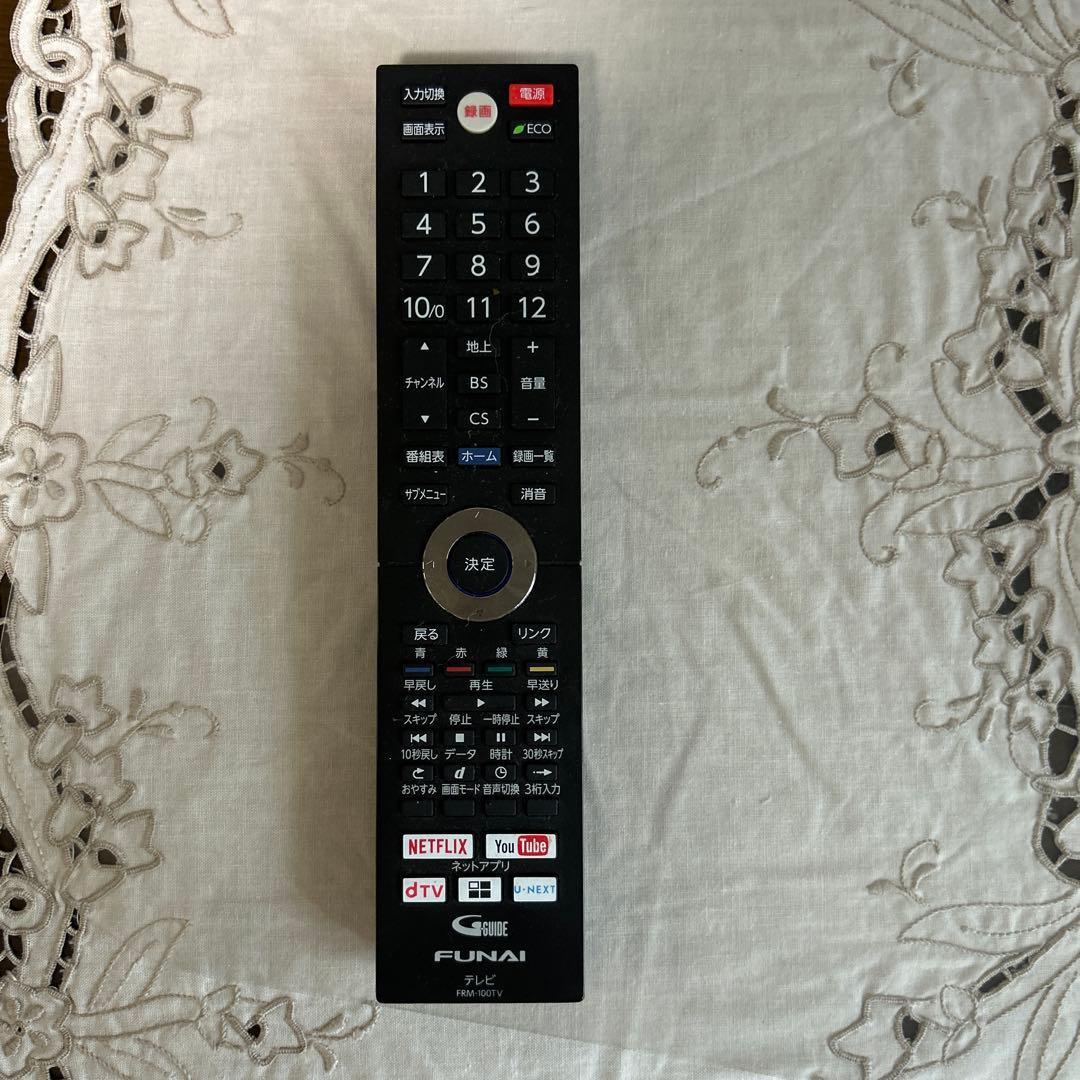 【送料込み】FUNAI 43V型 4K液晶 FL-43UB4000 2017年製