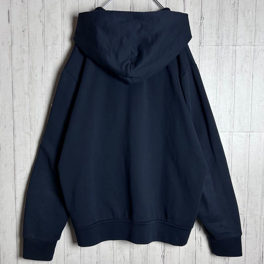 【最高デザイン】モンクレール ジップアップパーカー 刺繍ロゴ 即完売モデル