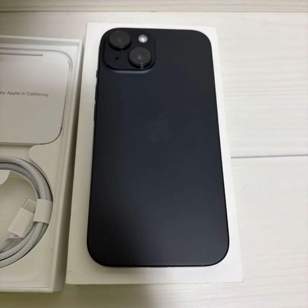 iPhone15 128GB SIMフリー　ブラック　超美品