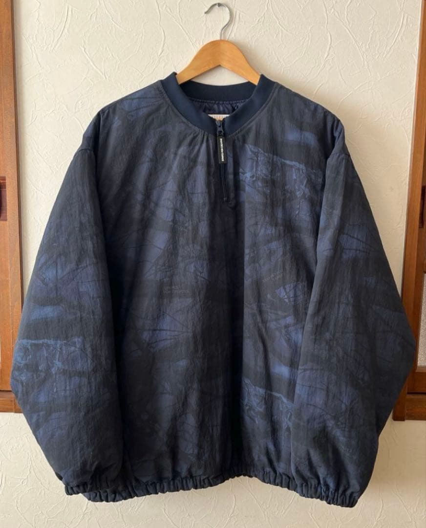 ジャケット・アウター S.F.C BASEBALL HALF ZIP Navy XL