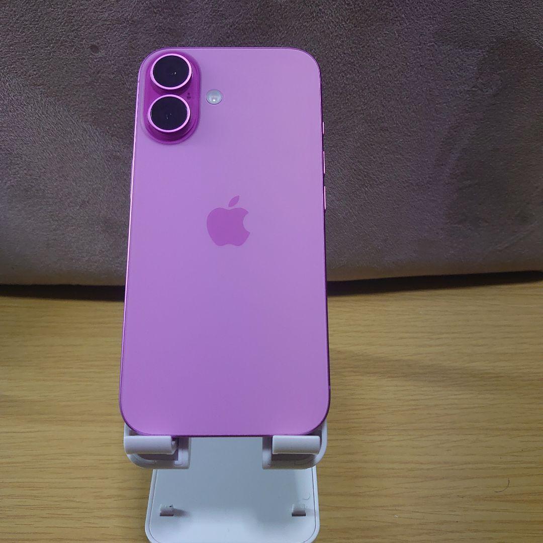 【美品】 Apple iPhone 16 128GB ピンク MYDDT3J/A