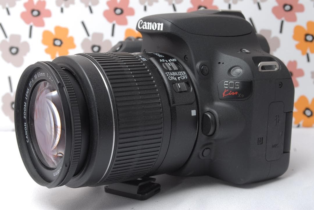 ❤Canon kiss X9❤手ぶれ補正レンズ❤高性能一眼レフカメラ❤スマホ転送
