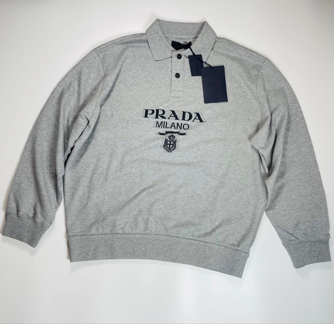 【タグ付き✨】PRADA プラダ スウェット ポロシャツ