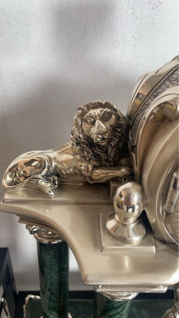 ORP828V イタリア製置時計 グリーンマーブル