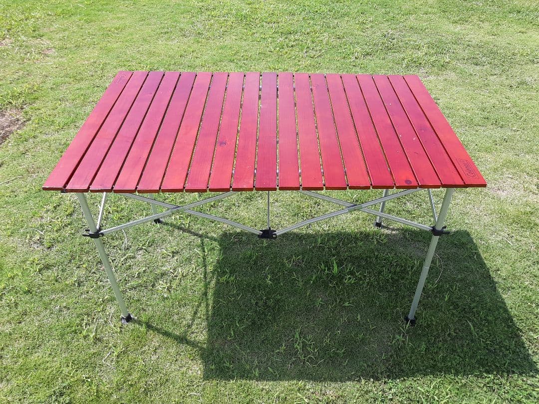 【廃盤】コールマン ウッドロール 2ステージテーブル　110