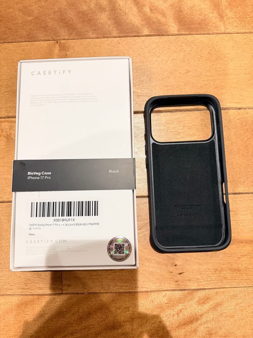 CASETiFY iPhone17Pro BioVeg MagSafe ブラック