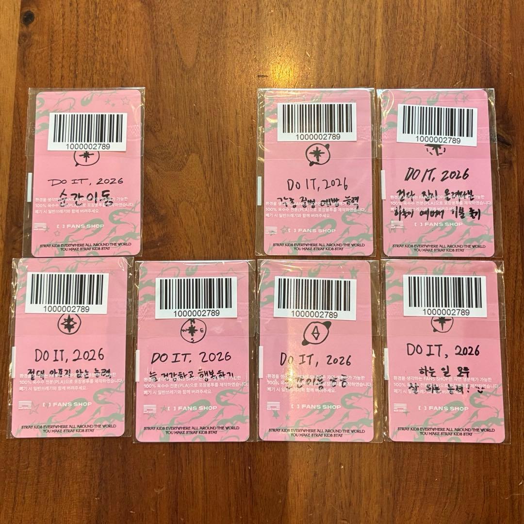 straykids トレカ　do it FANS 2.0 ラキドロ　バンチャン