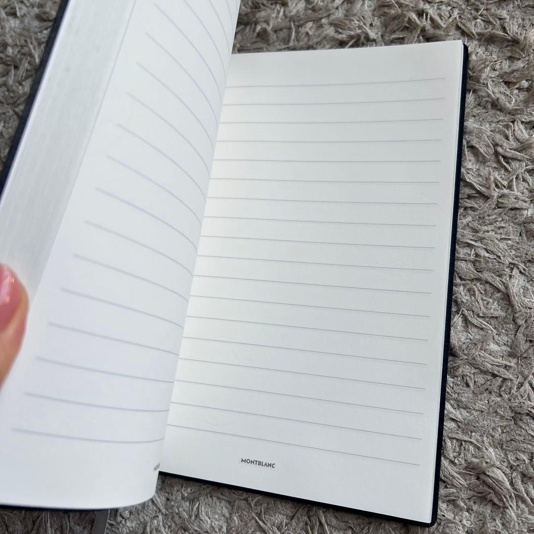 MONTBLANC ブラックレザー ノートブック