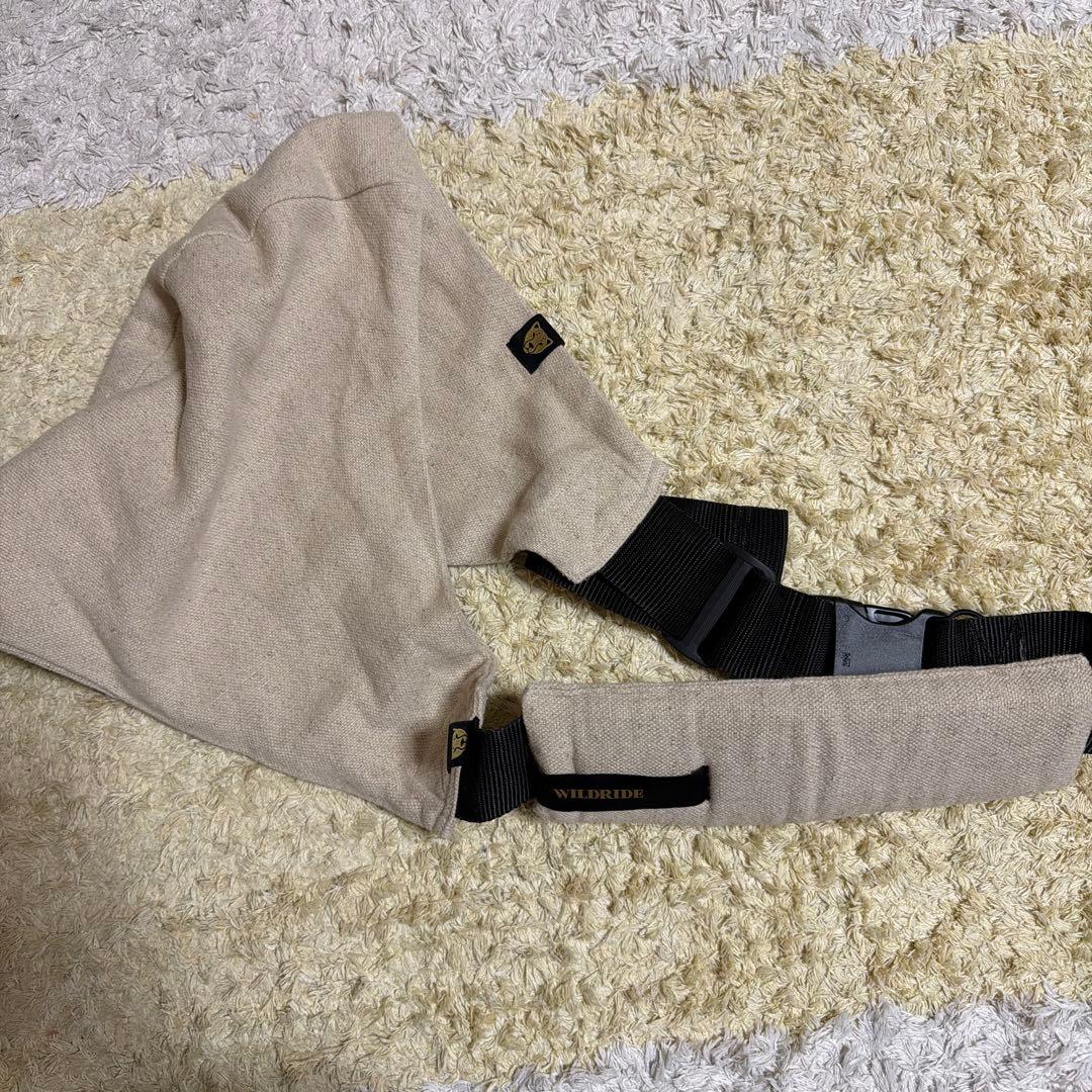 WILDRIDE 抱っこひも クリームリブ　ヒップシート