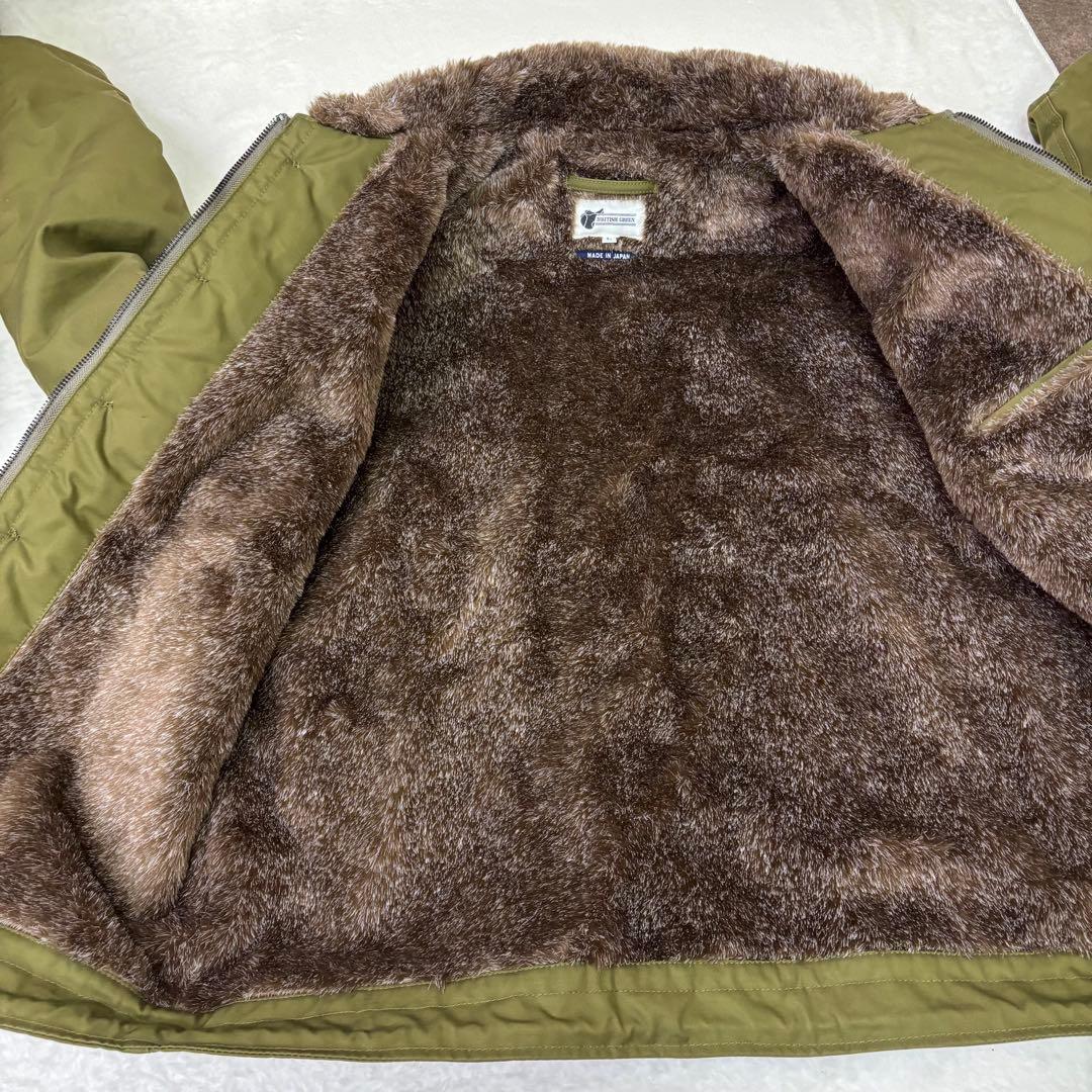 美品　BRITISH GREEN デッキジャケット　オリーブジャケット