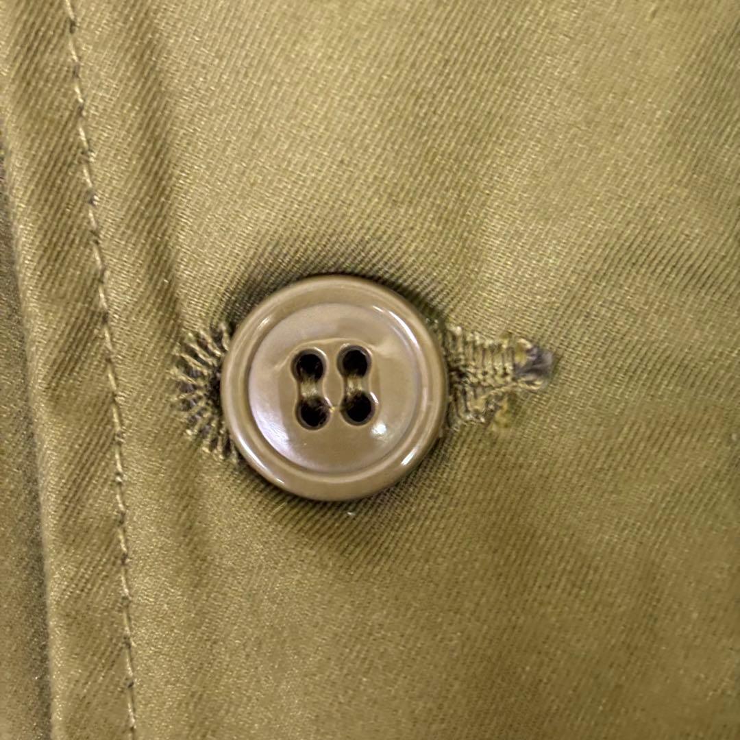 美品　BRITISH GREEN デッキジャケット　オリーブジャケット