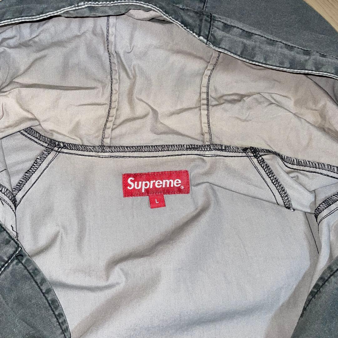 supreme シュプリーム　ナイロンパーカー　グレー