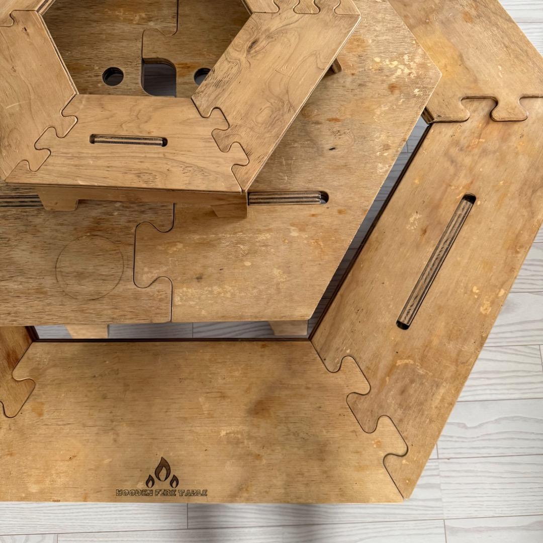 The Arth ヘキサテーブルセット woodenfiretable 旧ロゴ