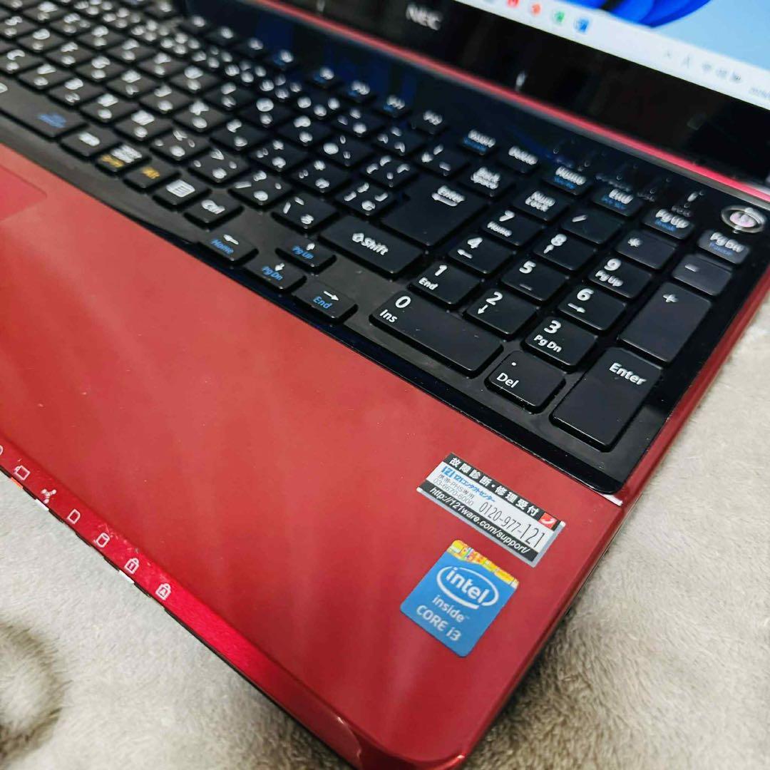 S240 NECノートパソコンWEBカメラWindows11オフィス2024付き