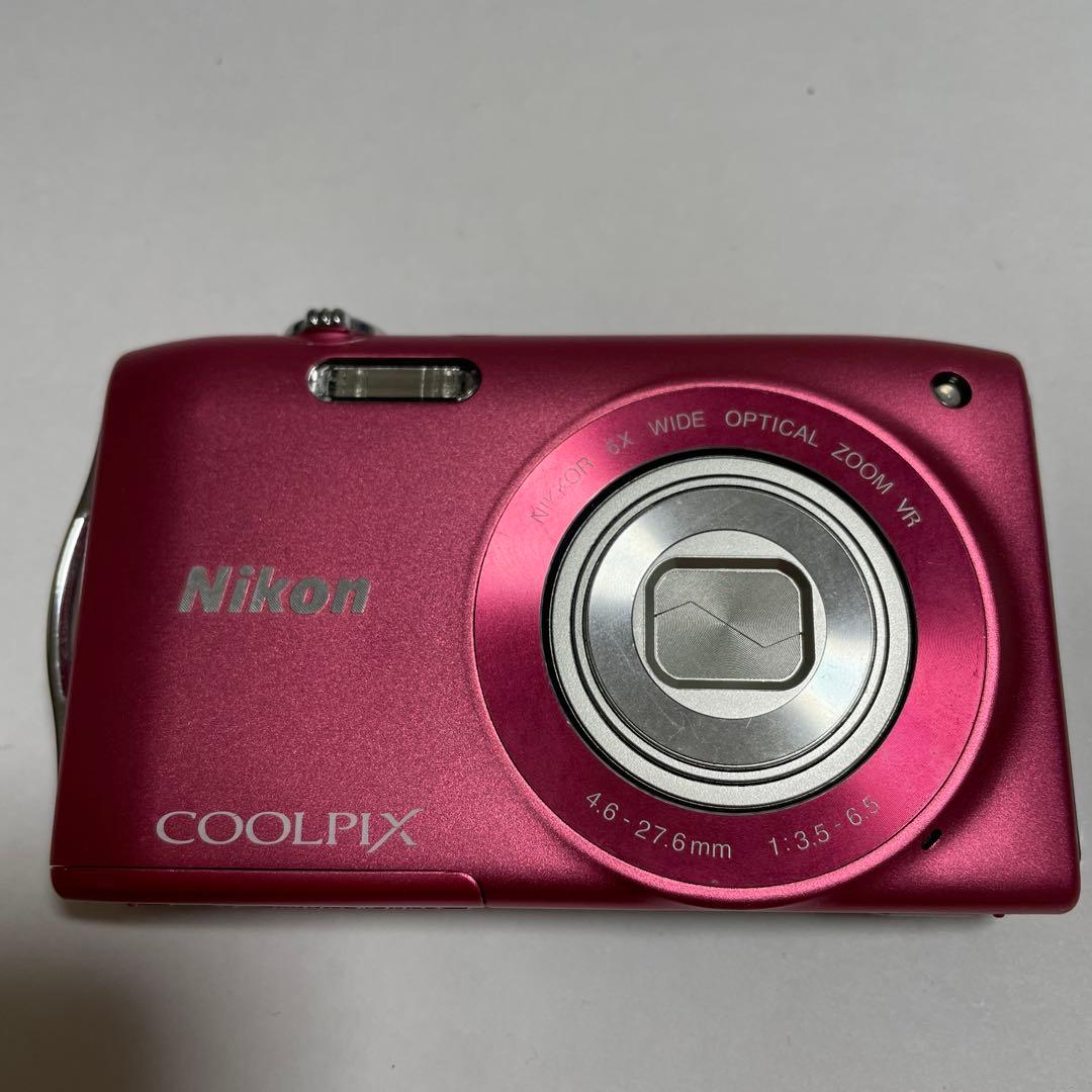 Nikon COOLPIX S3300ピンク バッテリー付き