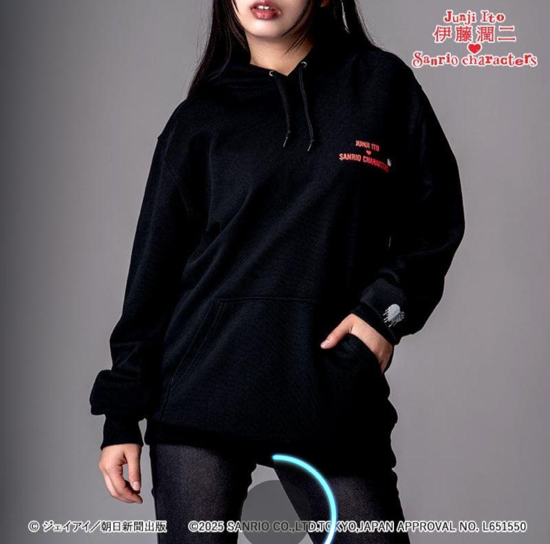 【新品】【ポストカード２枚つき】ギャル富江 キティ パーカー Mサイズ