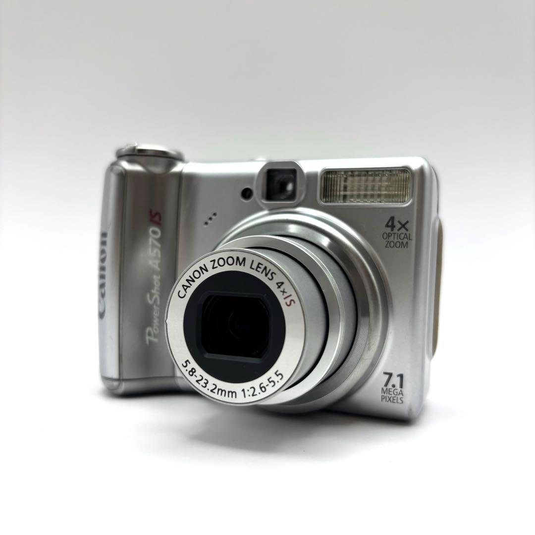 ①Canon PowerShot A570 IS コンパクトデジタルカメラ