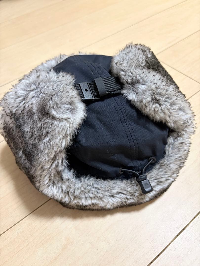 【美品】THE NORTH FACE　フライトキャップ　ブラック　ファー