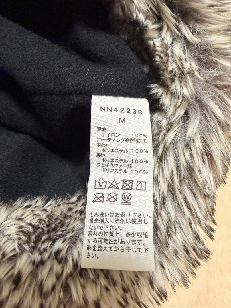 【美品】THE NORTH FACE　フライトキャップ　ブラック　ファー